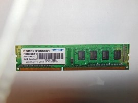 Patriot PSD32G133381 2GB DDR3 1333MHz CL9