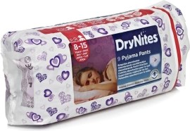 Huggies Dry Nites Girls 8-15 Large 27-57kg 9ks