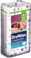 Huggies Dry Nites Girls Pyjama Pants 4-7 Medium 17-30kg 10ks - cena, srovnání