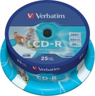 Verbatim 43439 CD-R 700MB 25ks - cena, srovnání