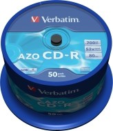 Verbatim 43343 CD-R 700MB 50ks - cena, srovnání