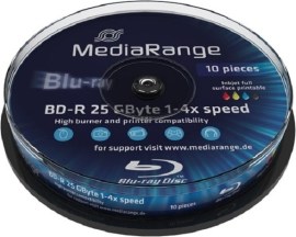Mediarange MR496 BD-R 25GB 10ks