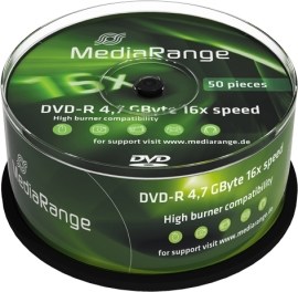 Mediarange MR444 DVD-R 4.7GB 50ks