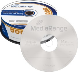 Mediarange MR404 DVD+R 4.7GB 25ks