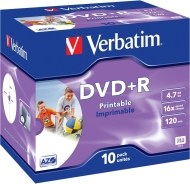Verbatim 43508 DVD+R 4.7GB 10ks - cena, srovnání