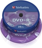 Verbatim 43500 DVD+R 4.7GB 25ks - cena, srovnání