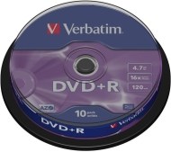 Verbatim 43498 DVD+R 4.7GB 10ks - cena, srovnání