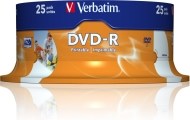 Verbatim 43538 DVD-R 4.7GB 25ks - cena, srovnání