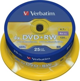 Verbatim 43489 DVD+RW 4.7GB 25ks