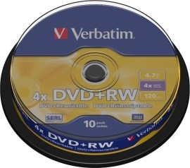 Verbatim 43488 DVD+RW 4.7GB 10ks