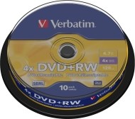 Verbatim 43488 DVD+RW 4.7GB 10ks - cena, srovnání