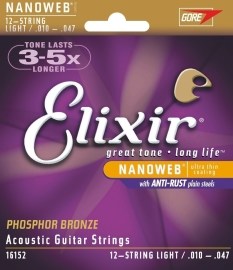 Elixir Acoustic Nanoweb Phosphor Bronze Light