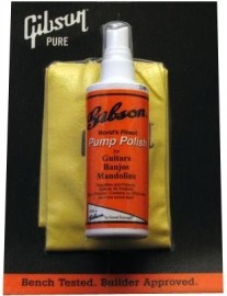 Gibson Pump Polish And Standard Polish Cloth Combo