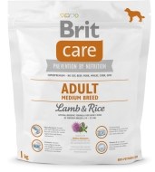 Brit Care Adult Medium Breed Lamb & Rice 1kg - cena, srovnání
