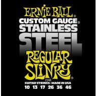 Ernie Ball Custom Gauge Stainless Steel Regular Slinky - cena, srovnání