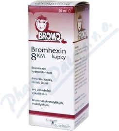 Krewel Meuselbach Bromhexin 8 kvapky KM 20ml