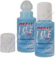 Edwin Ozimek Refit Ice Gel Menthol Roll On 80ml - cena, srovnání