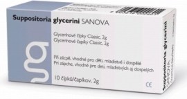 Montavit Suppositoria Glycerini Sanova Classic 10ks