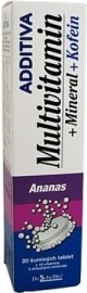 Naturprodukt Additiva Multivitamín + Minerál + Kofeín 20ks