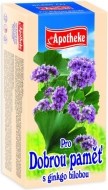 Apotheke Dobrá pamäť s Ginkgo Biloba 20x1.5g - cena, srovnání