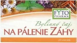 Fytopharma Bylinný čaj na pálenie záhy 20x1.5g