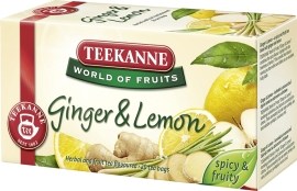 Teekanne World of Fruits Ginger & Lemon 20x1.75g