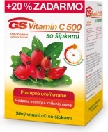 Green-Swan GS Vitamín C 500 so šípkami 120tbl - cena, srovnání