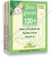 Natures Beta Glucan 120+ 30tbl - cena, srovnání