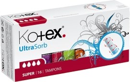 Kotex UltraSorb Super 16ks