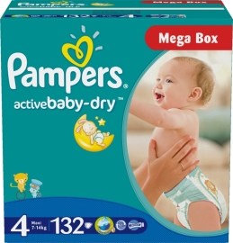 Pampers Active Baby 4 132ks