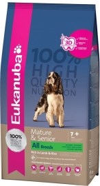 Eukanuba Mature & Senior All Breeds Lamb & Rice 12kg