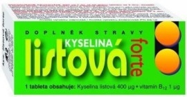 NaturVita Kyselina listová Forte 60tbl