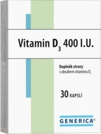 Generica Vitamin D3 400I.U. 30kps