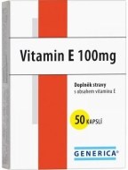 Generica Vitamin E 100mg 50tbl - cena, srovnání