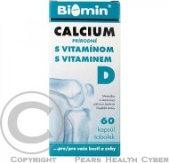 Biomin Calcium s vitamínom D 60tbl - cena, srovnání