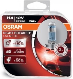 Osram H4 Night Breaker Unlimited P43t 60/55W 2ks
