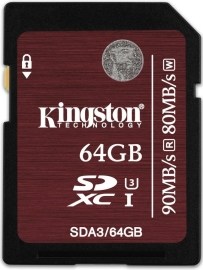 Kingston SDXC UHS-I U3 Class 10 64GB