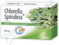 Favea Chlorella + Spirulina 60tbl - cena, srovnání