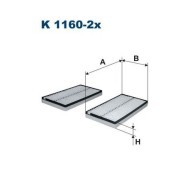 Filtron K1160-2X - cena, srovnání
