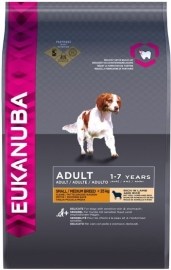 Eukanuba Adult Small & Medium Breeds Lamb & Rice 12kg