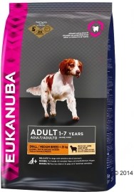 Eukanuba Adult Small & Medium Breeds Lamb & Rice 2.5kg