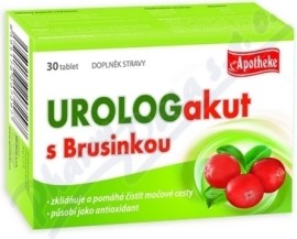 Apotheke UROLOGakut s brusinkou 30tbl