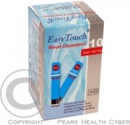 Easy Touch Prúžky cholesterol 10ks - cena, srovnání