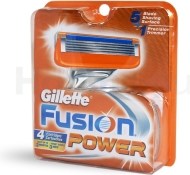 Gillette Fusion Power náhradné hlavice 4ks - cena, srovnání