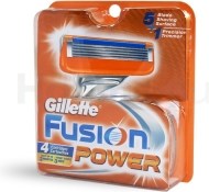 Gillette Fusion Power náhradné hlavice 4ks - cena, srovnání