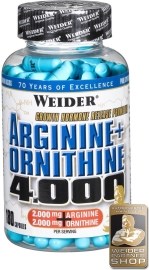 Weider Arginine + Ornithine 4000 180kps
