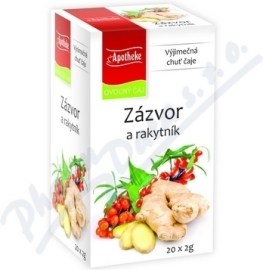 Apotheke Zázvor a rakytník 20x2g