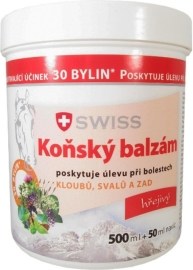 Swiss Natural Swiss Konský balzám Hrejivý 500+50ml