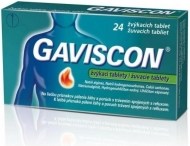 Reckitt Benckiser Gaviscon 24tbl - cena, srovnání