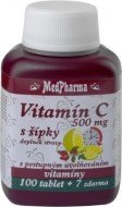 MedPharma Vitamín C 500mg so šípkami 107tbl - cena, srovnání